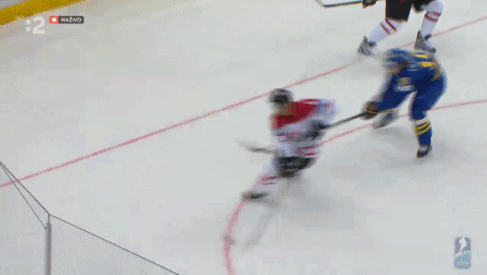 MacKinnon's only shot of the game.