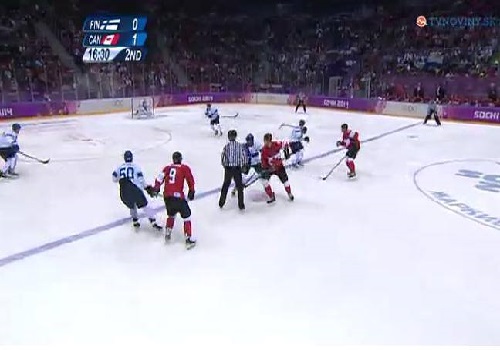 Matt Duchene v zápase proti Fínsku