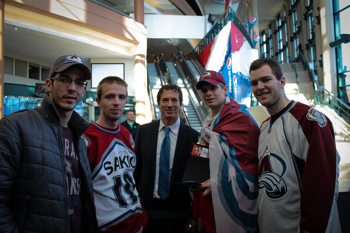 Gallery: Meeting with Joe Sakic (2013, Colorado)